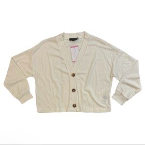 Sanctuary Cream Button-Up Cardigan